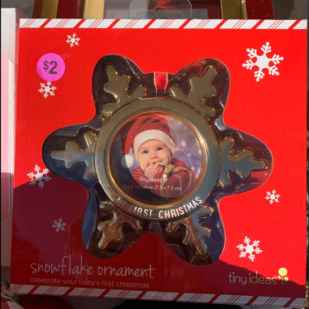 Baby first Christmas picture frames